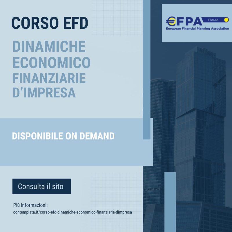 Corso EFD (Dinamiche Economico Finanziarie d’Impresa)