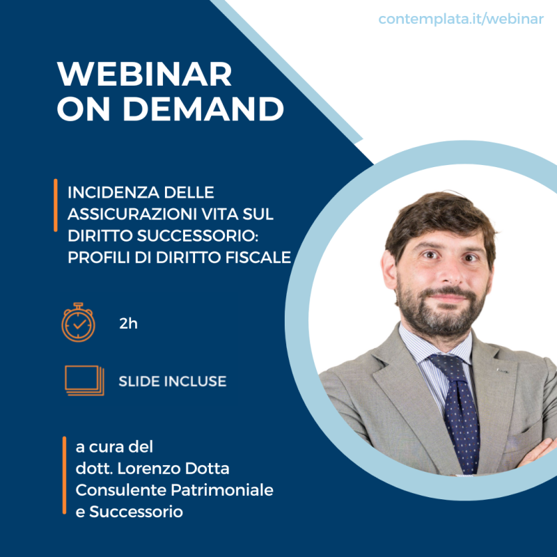 Incidenza delle assicurazioni vita sul diritto successorio: profili di diritto fiscale