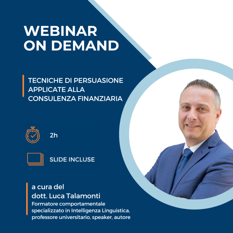 Tecniche di persuasione applicate alla consulenza finanziaria
