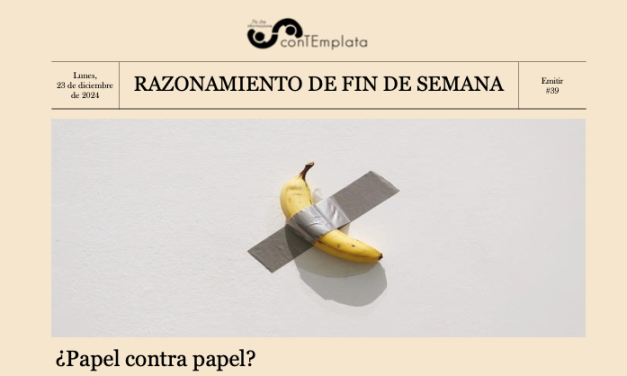 ¿Papel contra papel?