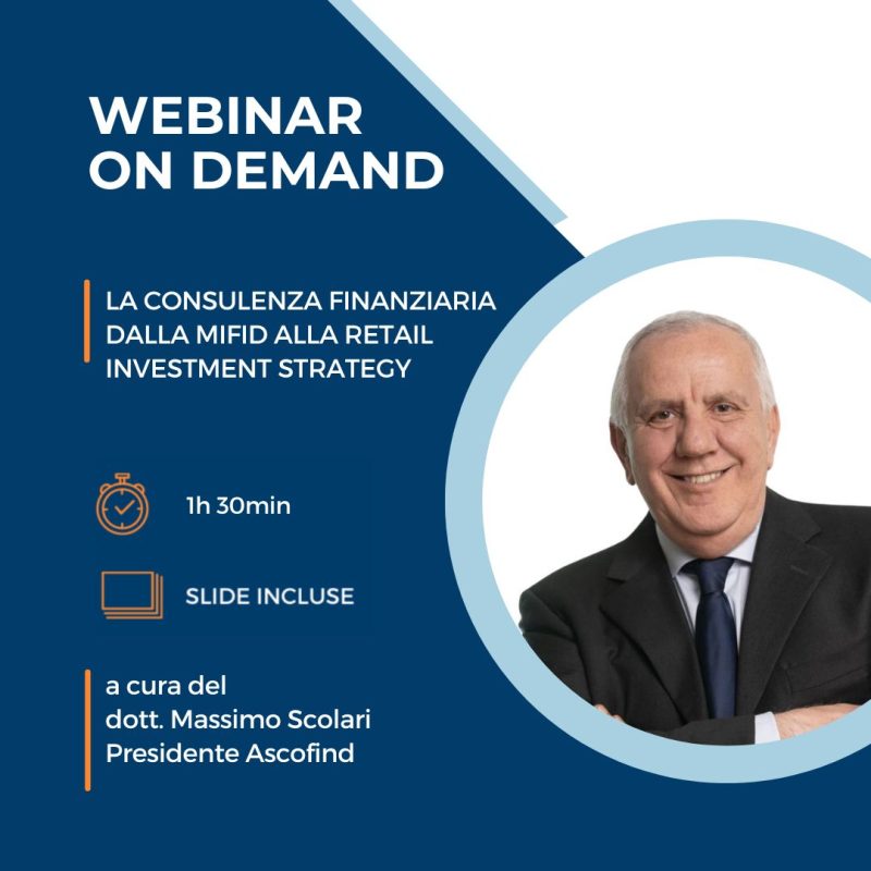 La consulenza finanziaria dalla MiFID alla Retail Investment Strategy