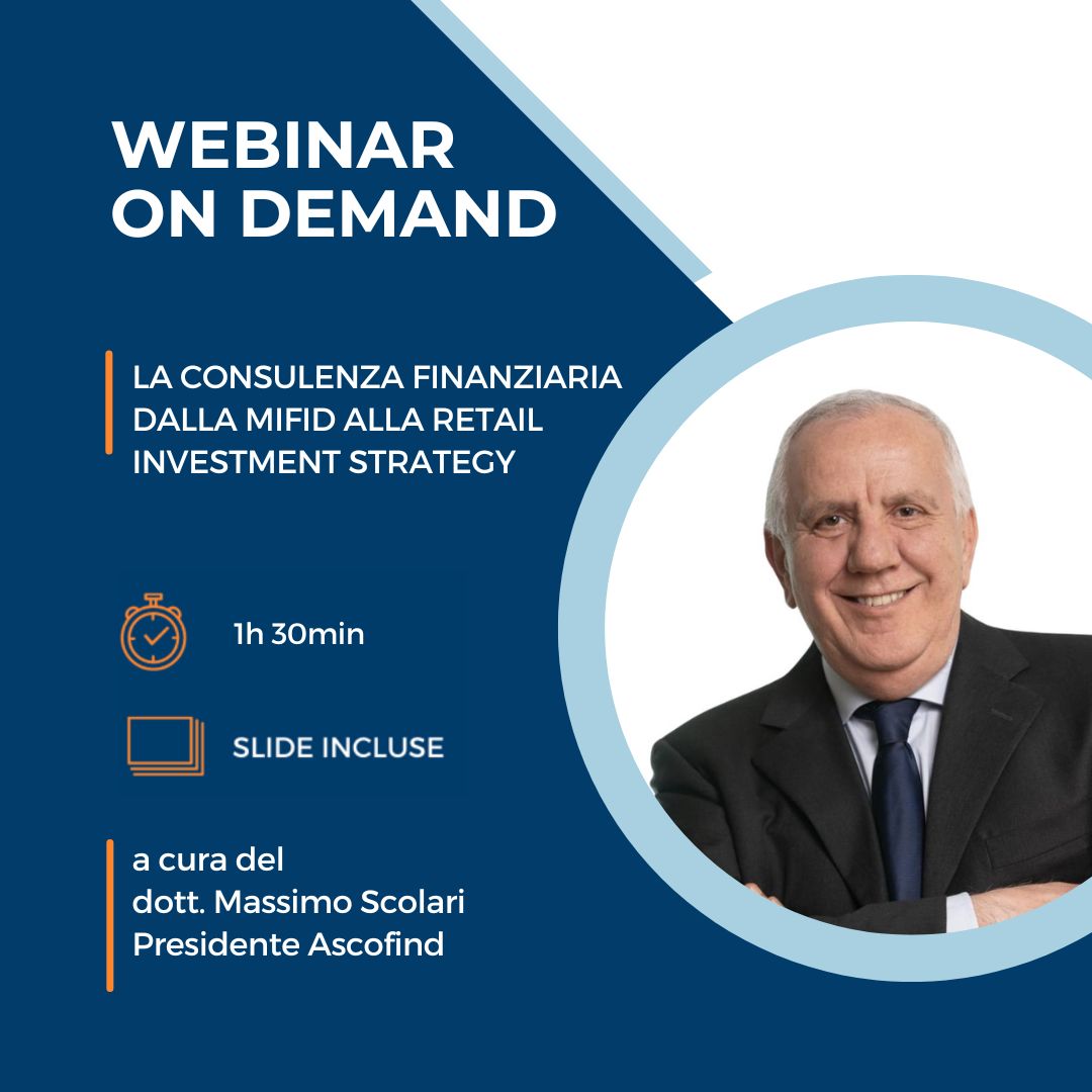 La consulenza finanziaria dalla MiFID alla Retail Investment Strategy