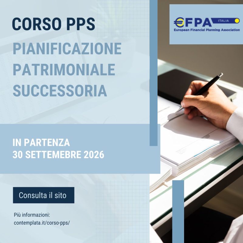 Corso PPS (Pianificazione Patrimoniale e Successoria)