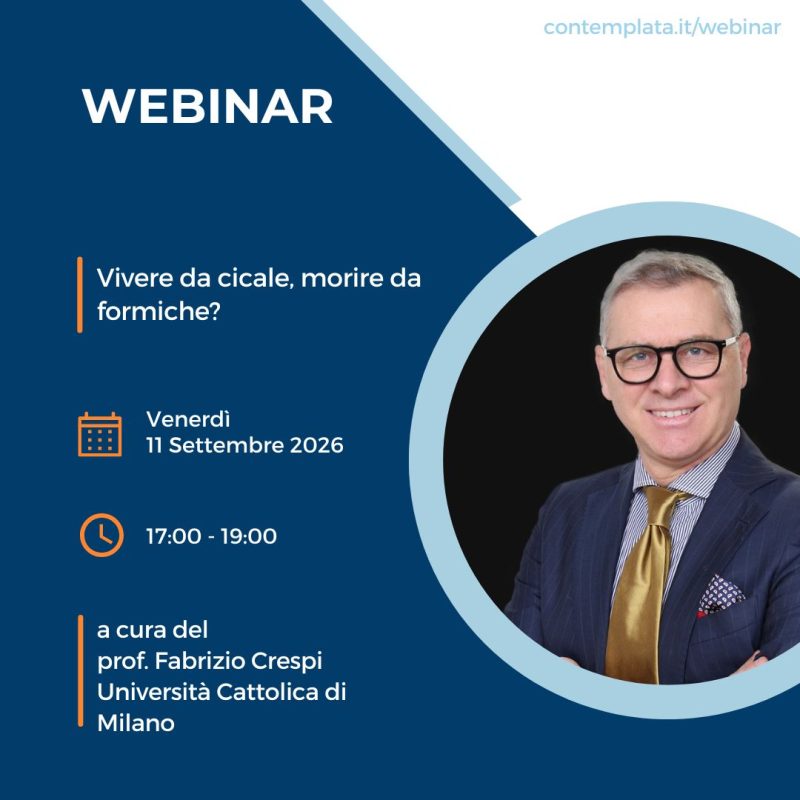 Vivere da cicale, morire da formiche?