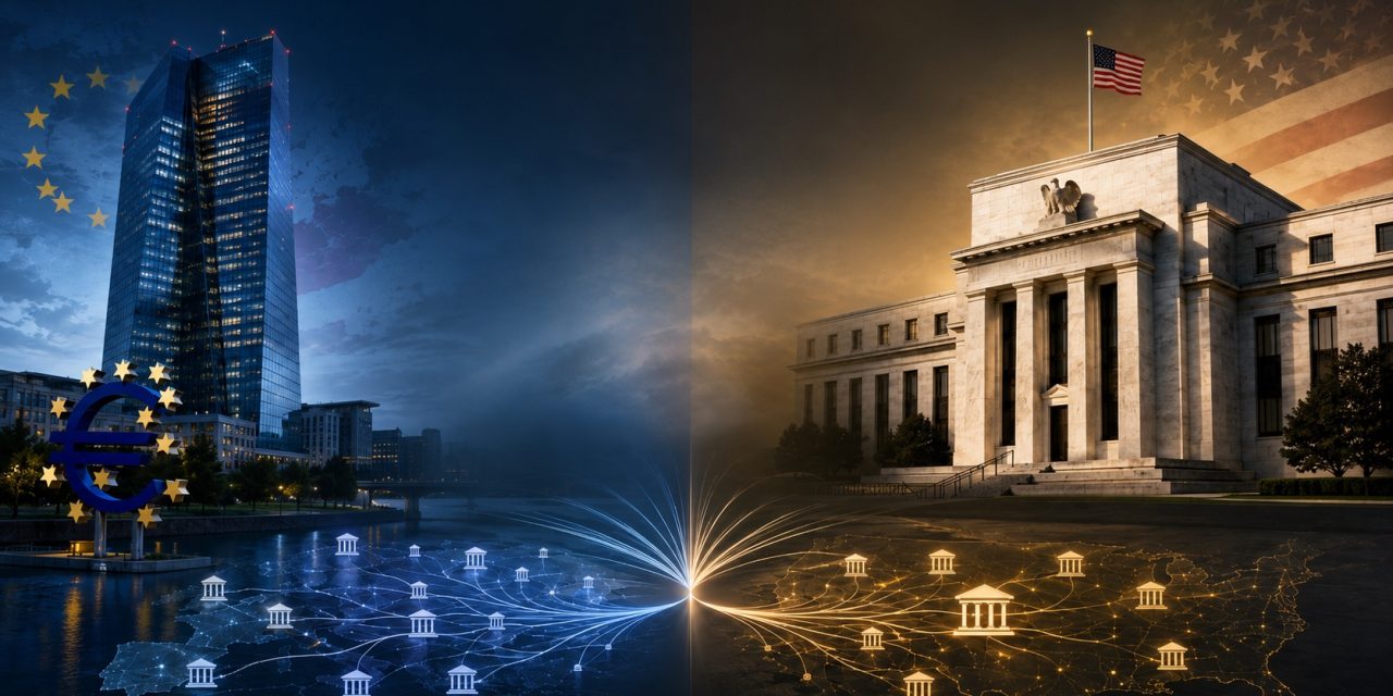 BCE e Federal Reserve: due banche centrali, due mondi (ma gli stessi problemi)